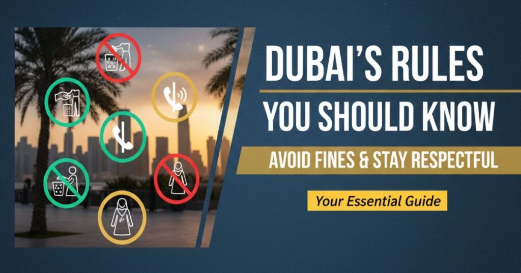 Dubai’s Rules You Should Know to Avoid Fines and Stay Respectful